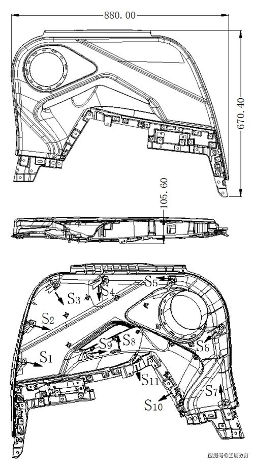 汽車左后門板大型注塑模設(shè)計(jì)要點(diǎn)解析